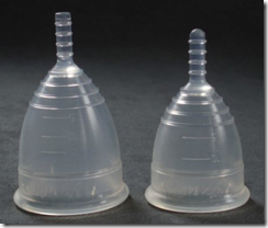 Menstrual Cups in Two Different Cup Sizes